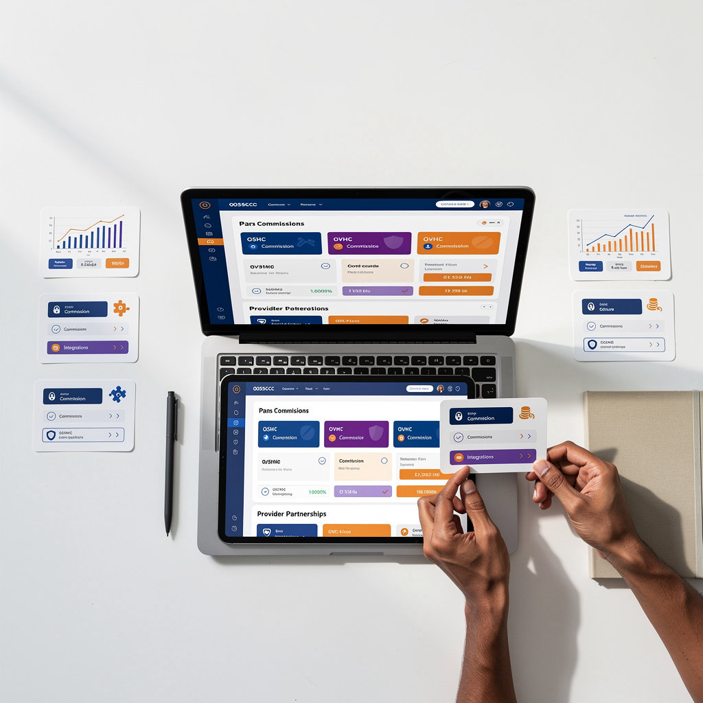 KONZE KONPARE OSHC OVHC insurance comparison portal interface for education agents