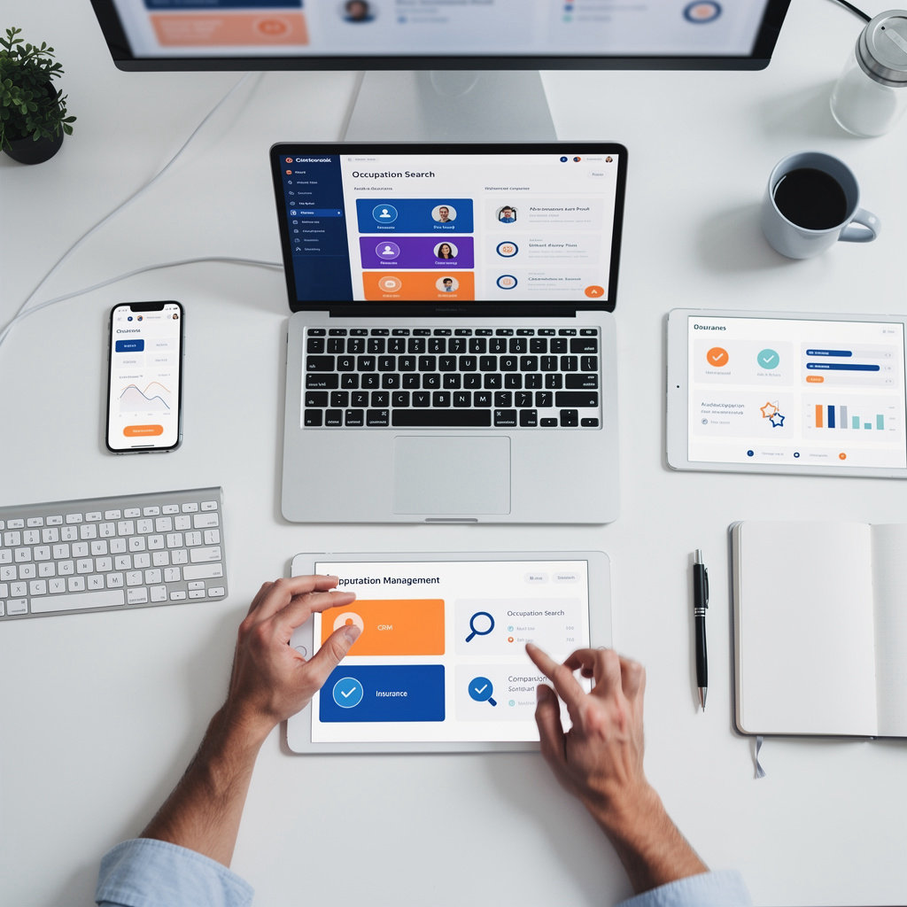 KONZE complete workflow SaaS solutions for education and immigration professionals - CRM, occupation search, insurance comparison, reputation management